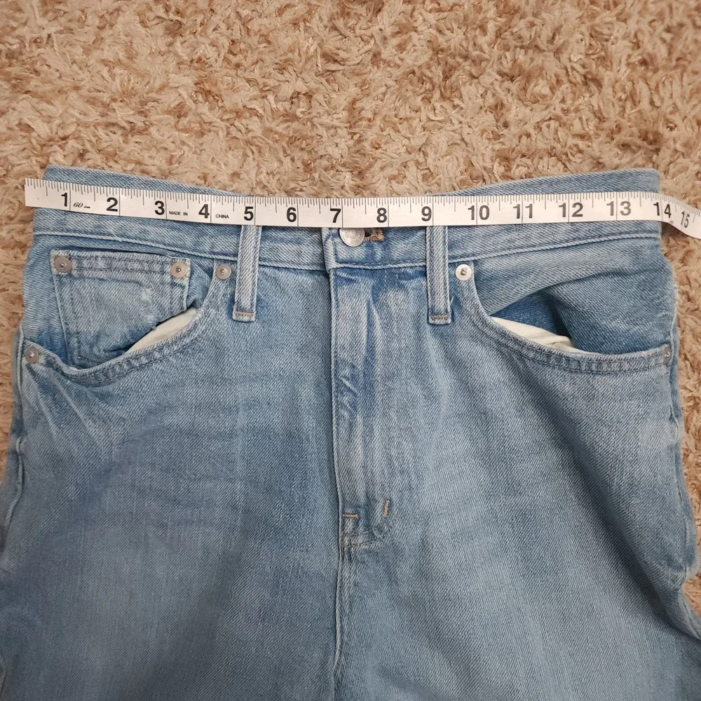 Madewell Womens T26‎ TheMomJean Denim Blue Jeans